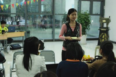 旅行的时光——小黄书
英语角活动火热进行